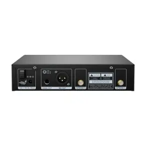 Sistema Inalambrico Microfono de Mano con Base y Pilas Recargables