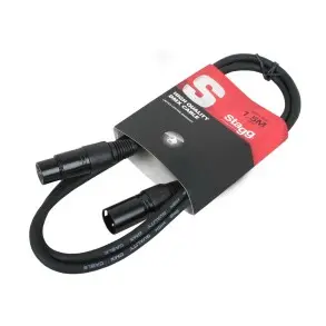 Cable XLR DMX Iluminacion Pro 1,5 metros Stagg SDX153