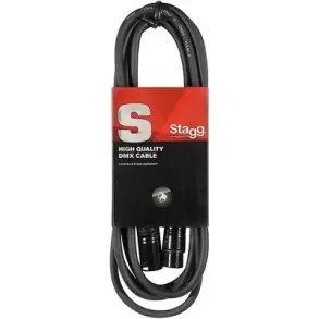 Cable XLR DMX Iluminacion Pro 1,5 metros Stagg SDX153