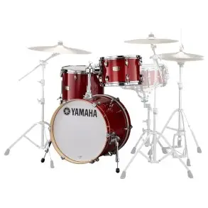 Bateria Yamaha Stage Custom Bop 3 Cuerpos Rojo