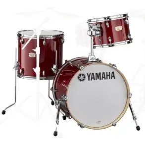 Bateria Yamaha Stage Custom Bop 3 Cuerpos Rojo
