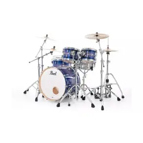 Bateria Pearl Professional Series 5 Cuerpos Bombo 22 Color Royal Blue Burst
