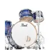 Bateria Pearl Professional Series 5 Cuerpos Bombo 22 Color Royal Blue Burst
