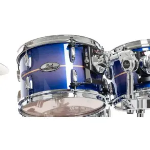 Bateria Pearl Professional Series 5 Cuerpos Bombo 22 Color Royal Blue Burst