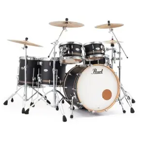 Bateria Pearl Professional Series 5 Cuerpos Bombo 22 Color Satin Gold Contrail