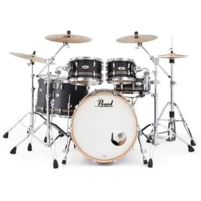 Bateria Pearl Professional Series 5 Cuerpos Bombo 22 Color Satin Gold Contrail
