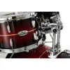 Bateria Profesional Series 4 Cuerpos Bombo 22 Pearl Red Burst Stripe