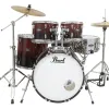Bateria Roadshow 5 Cuerpos Bombo 22" 4 Fierros con Banqueta y Portapalillos Pearl RS525MS/C 757