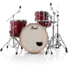 Bateria Pearl Professional Series 3 Cuerpos Bombo 24" Velvet Crimson