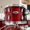 Bateria Pearl Professional Series 3 Cuerpos Bombo 24" Velvet Crimson