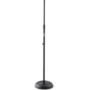 Soporte de micrófono recto con base redonda On Stage MS7201 Negro