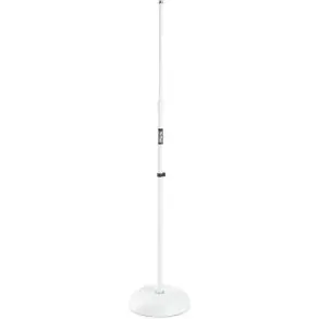 Soporte de Microfono recto con base redonda On Stage MS7201W-BB Blanco