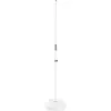Soporte de Microfono recto con base redonda On Stage MS7201W-BB Blanco