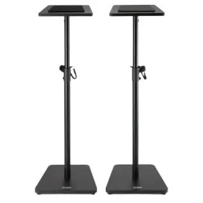 Soportes para monitor de estudio de madera On Stage SMS7500B Negros (Par)