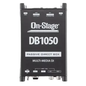 Caja DI multimedia pasiva On Stage DB1050