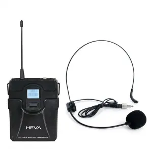 Microfono Inalambrico De Mano Y Vincha Heva Pro Audio CV311