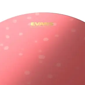 Parche Evans 13" Hidráulico Arenado Capa Doble Color Rojo B13HR