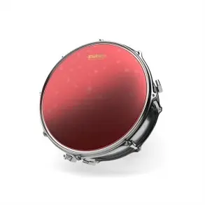 Parche Evans 13" Hidráulico Arenado Capa Doble Color Rojo B13HR