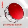 PARCHE EVANS 13" HIDRAULICO ARENADO CAPA DOBLE COLOR ROJO B13HR