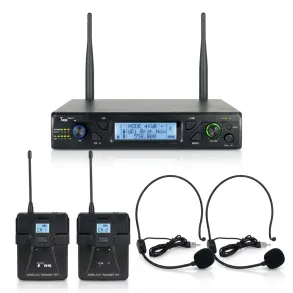 Microfono Inalambrico Doble Vincha Heva Pro Audio CV312