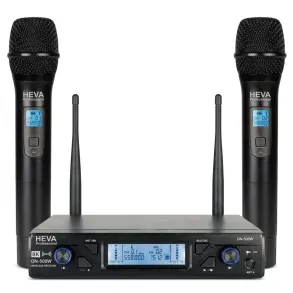 Microfono Inalambrico Doble Mano Heva Pro Audio C302