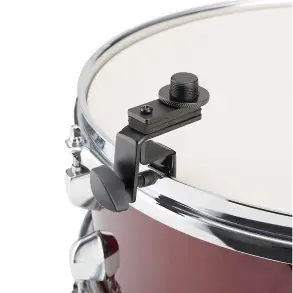 Soporte para micrófono con clamp para aro de batería On Stage DM01 Percusion