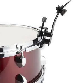 Soporte para micrófono con clamp para aro de batería On Stage DM50 Percusion