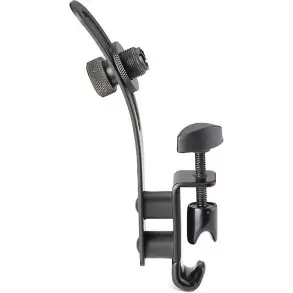 Soporte para micrófono con clamp para aro de batería On Stage DM50 Percusion