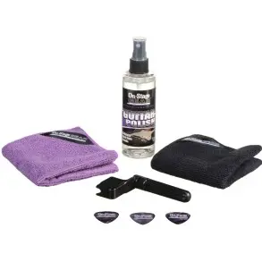 Kit de Limpieza para guitarra o bajo On Stage GK7000 Polish + puas + manivela + paños