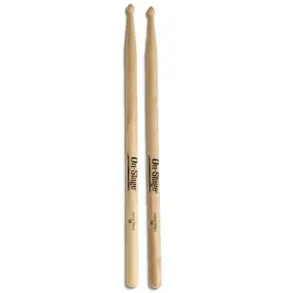 Palillos para bateria 5B Hickory Punta de Madera On Stage HW5B