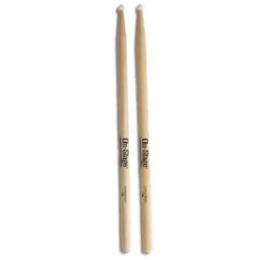 Palillos para bateria 5A Hickory Punta de Nylon On Stage HN5A