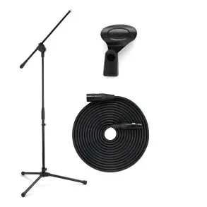 Soporte Samson MK10X Pipeta Cable XLR 6 Metros