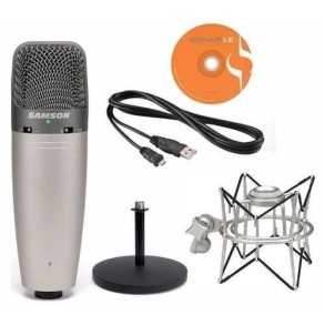 Samson C03UPK Microfono Condenser Para Estudio con USB