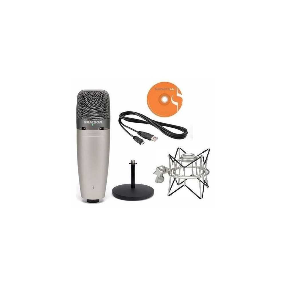 Samson C03UPK Microfono Condenser Para Estudio con USB