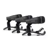 Set 3 Microfono Samson Para bateria 3 Q72 Tom + Soportes Estuche DK703