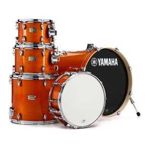 Bateria Yamaha Stage Custom Birch 5 Cuerpos Color Honey Amber Bombo 22x17
