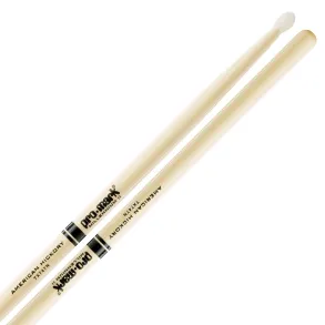 Palillos Promark Hickory Rock - TX747N Punta Nylon