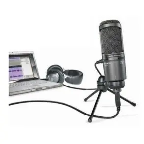 Microfono Condenser Audio Technica AT2020 USB con Accesorios