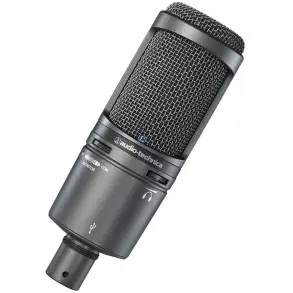 Microfono Condenser Audio Technica AT2020 USB con Accesorios