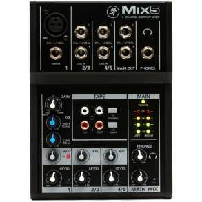 Mixer 5 canales Mackie Mix5 c/Phantom