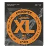 Encordado Guitarra Eléctrica ECG23 Chromes Flat extra blandas, 010-048