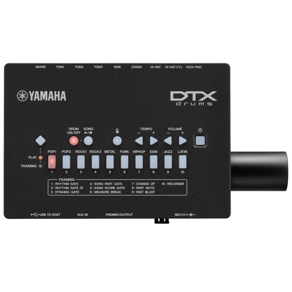 Bateria Electronica Yamaha - DTX402K 4 Cuerpos + Pedal bombo + Pedal Hi Hat