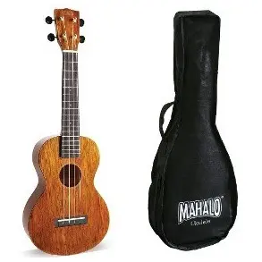 Ukelele Concierto Color Natural - Mahalo MH2VNA + Funda