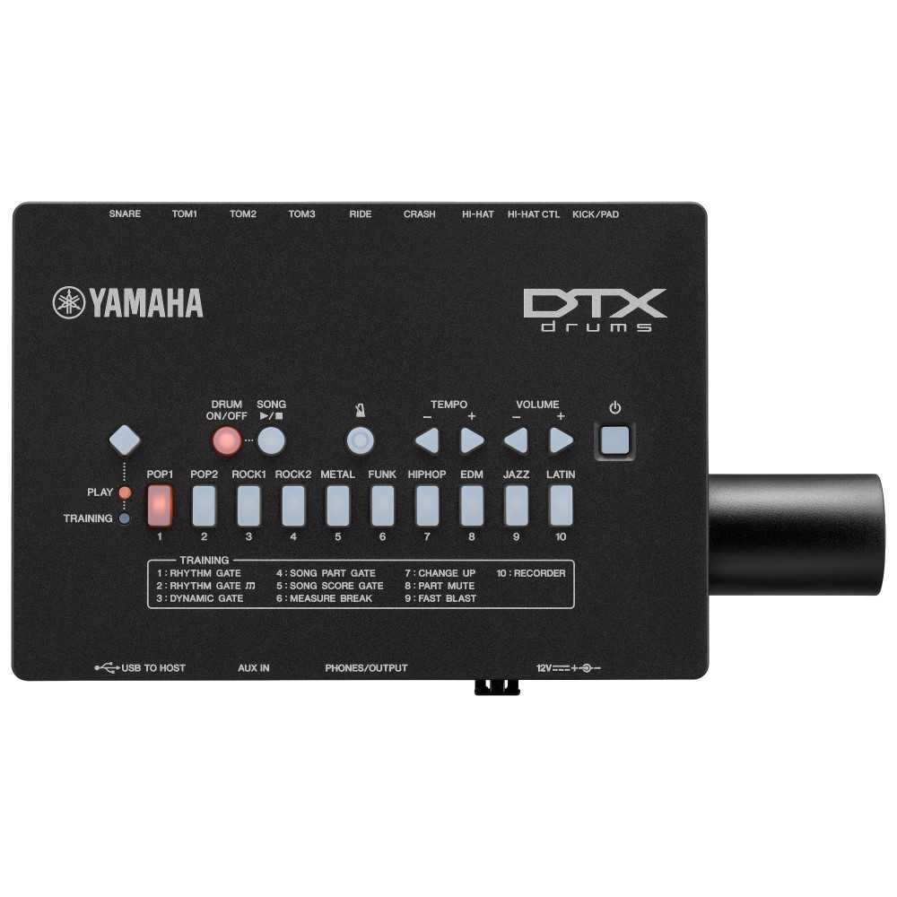 Bateria Electronica Yamaha - DTX452K 5 Cuerpos Redoblante Tripe Zona