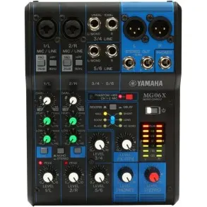 Mixer 6 Canales Yamaha MG06X con Efectos