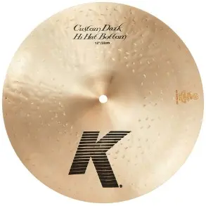 Platillo Zildjian Dark Hi-Hat Botton K Custom 13" (Solo Botton)