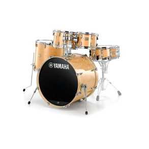 Bateria Yamaha Stage Custom Birch 5 Cuerpos Color Natural Bombo 20x17