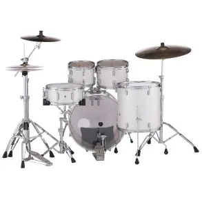 Bateria&nbsp;Pearl Decade Maple Series 5 cuerpos White Satin Pearl