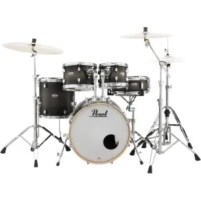 Bateria Pearl Decade Maple 5 Cuerpos Satin Black Amburst