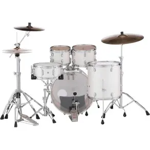 Bateria Pearl Decade Maple 5 Cuerpos White Satin Pearl